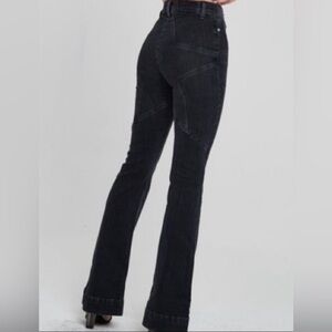 NWOT REVICE black Venus flare jeans
